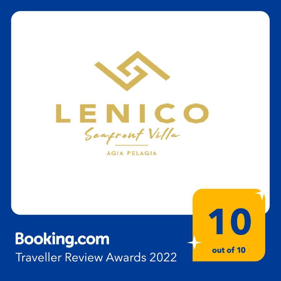 Lenico Seafront Villa Agia Pelagia Eksteriør billede